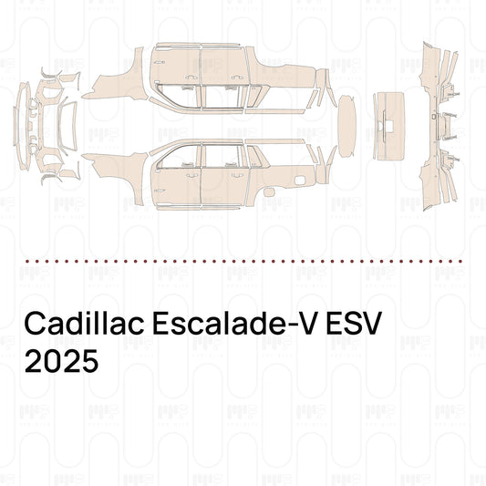 PPF prédécoupé Cadillac Escalade-V ESV 2025