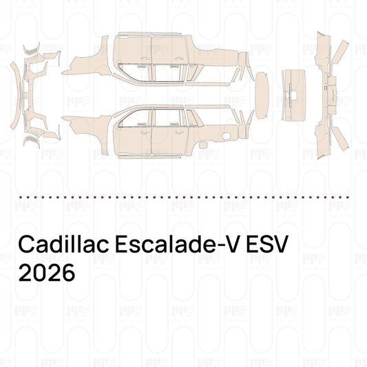 PPF prédécoupé Cadillac Escalade-V ESV 2026