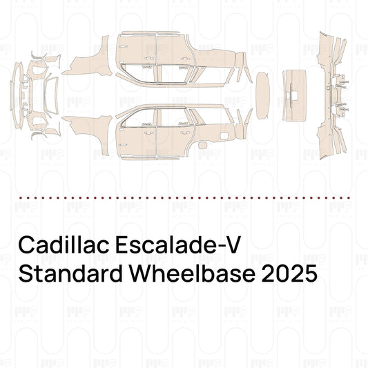PPF prédécoupé Cadillac Escalade-V Standard Wheelbase 2025