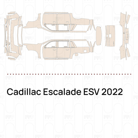PPF prédécoupé Cadillac Escalade ESV 2022