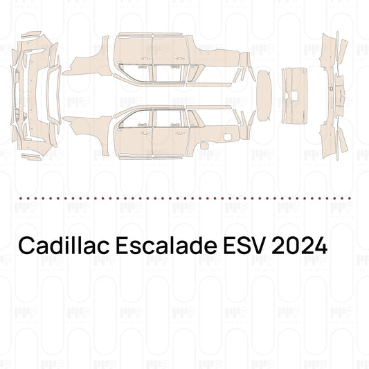 PPF prédécoupé Cadillac Escalade ESV 2024
