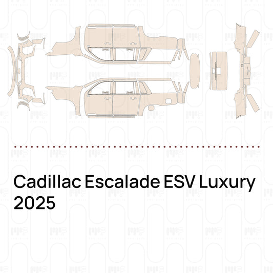 PPF prédécoupé Cadillac Escalade ESV Luxury 2025