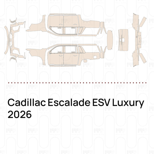 PPF prédécoupé Cadillac Escalade ESV Luxury 2026