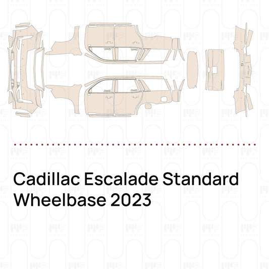 PPF prédécoupé Cadillac Escalade Standard Wheelbase 2023
