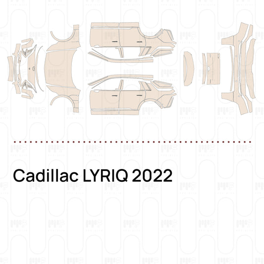 PPF prédécoupé Cadillac LYRIQ 2022