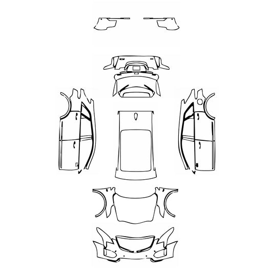 Pre-Cut PPF Cadillac XT5 2021 - PPF-Kits
