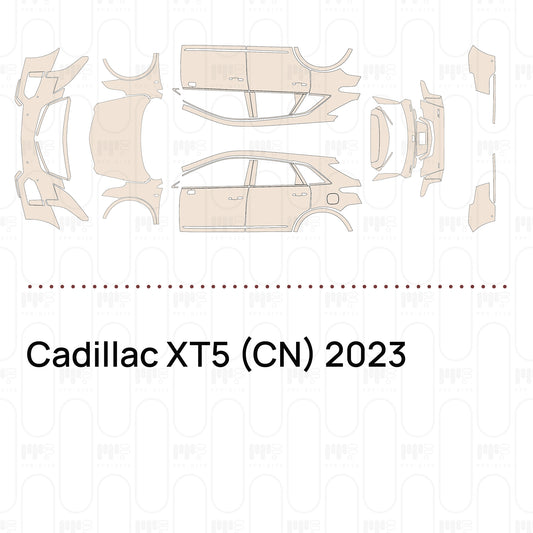 PPF prédécoupé Cadillac XT5 (CN) 2023