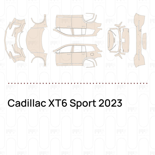 PPF prédécoupé Cadillac XT6 Sport 2023