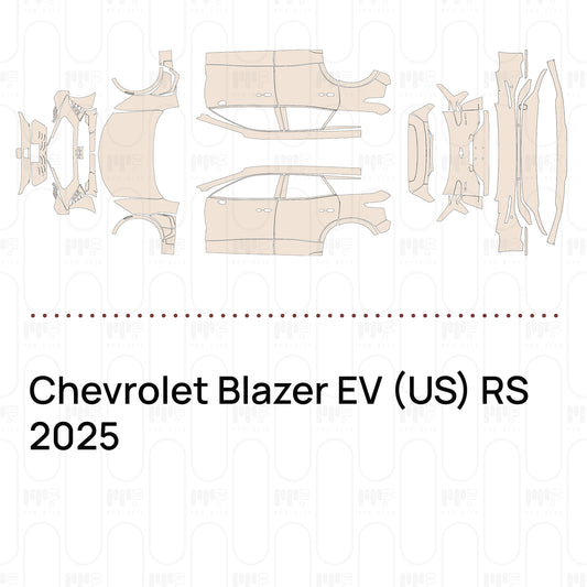 PPF prédécoupé Chevrolet Blazer EV (US) RS 2025