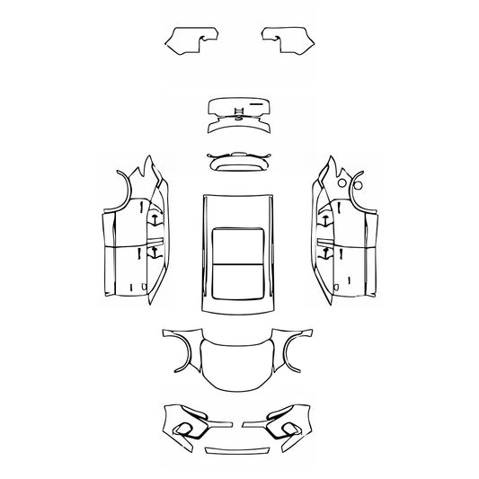 Pre-Cut PPF Chevrolet Blazer LT 2024 - PPF-Kits