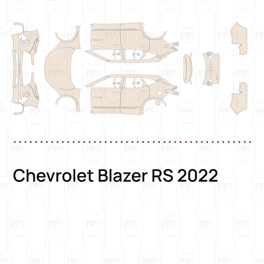 PPF prédécoupé Chevrolet Blazer RS 2022
