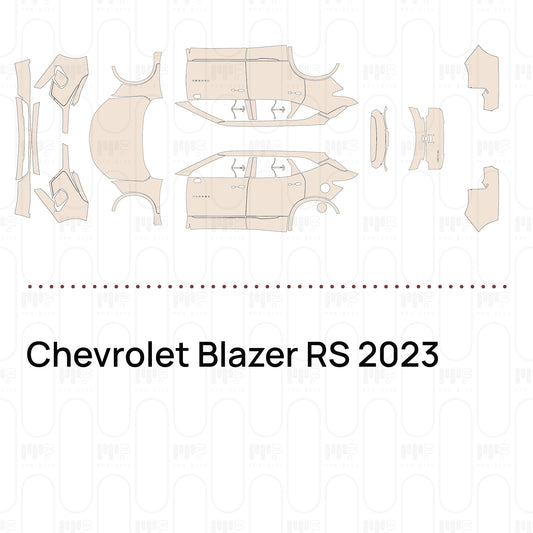 PPF prédécoupé Chevrolet Blazer RS 2023