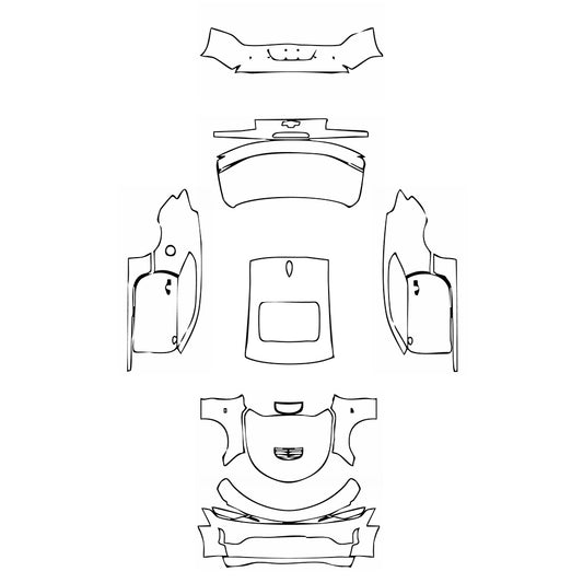 Pre-Cut PPF Chevrolet Camaro RS Coupe 2019 - PPF-Kits