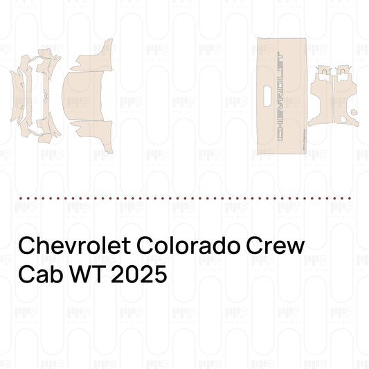 PPF prédécoupé Chevrolet Colorado Crew Cab WT 2025