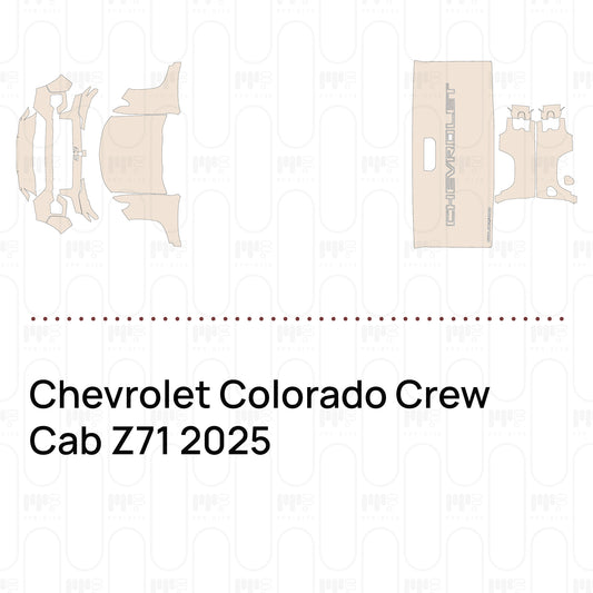 PPF prédécoupé Chevrolet Colorado Crew Cab Z71 2025