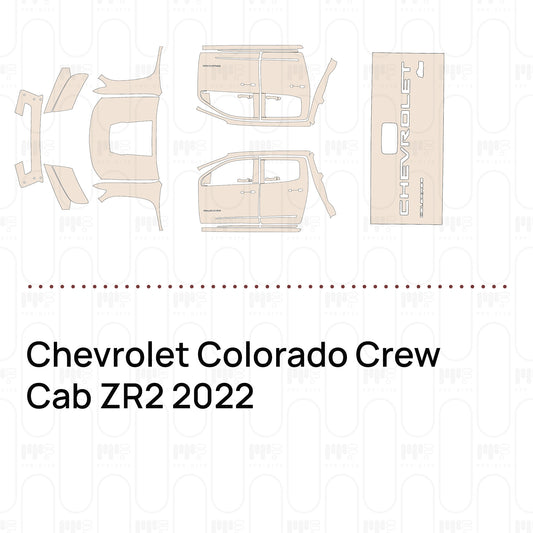 PPF prédécoupé Chevrolet Colorado Crew Cab ZR2 2022