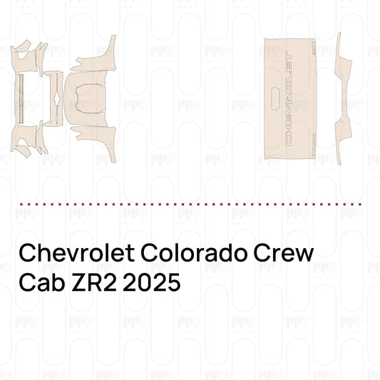 PPF prédécoupé Chevrolet Colorado Crew Cab ZR2 2025