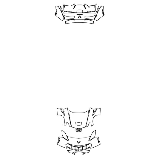 Pre-Cut PPF Chevrolet Corvette Stingray Convertible 2016 - PPF-Kits