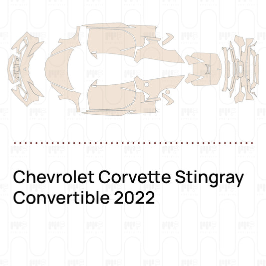 PPF prédécoupé Chevrolet Corvette Stingray Convertible 2022