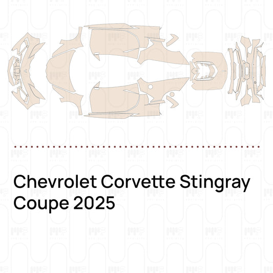 PPF prédécoupé Chevrolet Corvette Stingray Coupe 2025