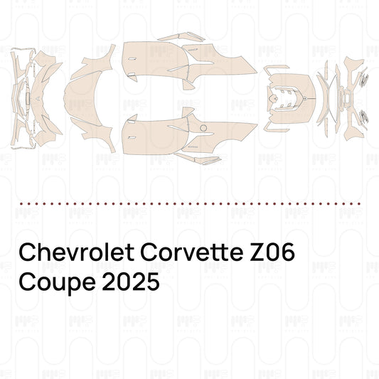 PPF prédécoupé Chevrolet Corvette Z06 Coupe 2025