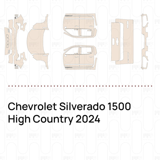 PPF prédécoupé Chevrolet Silverado 1500 High Country 2024