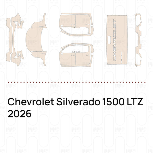 PPF prédécoupé Chevrolet Silverado 1500 LTZ 2026