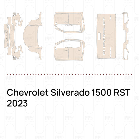 PPF prédécoupé Chevrolet Silverado 1500 RST 2023