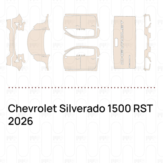 PPF prédécoupé Chevrolet Silverado 1500 RST 2026