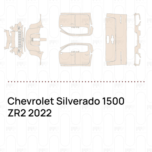 PPF prédécoupé Chevrolet Silverado 1500 ZR2 2022