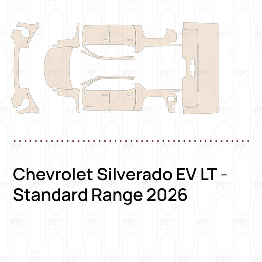 PPF prédécoupé Chevrolet Silverado EV LT - Standard Range 2026