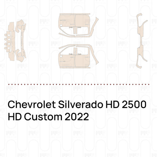 PPF prédécoupé Chevrolet Silverado HD 2500 HD Custom 2022