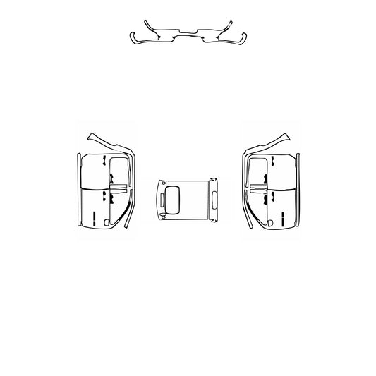 Pre-Cut PPF Chevrolet Silverado HD 2500 HD HIGH COUNTRY 2021 - PPF-Kits