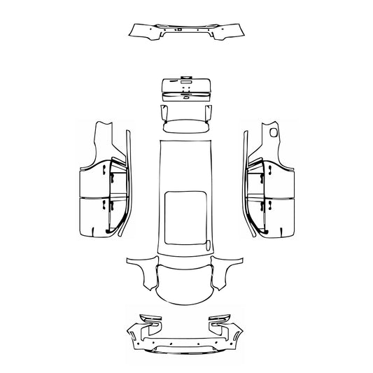 Pre-Cut PPF Chevrolet Tahoe Premier 2025 - PPF-Kits