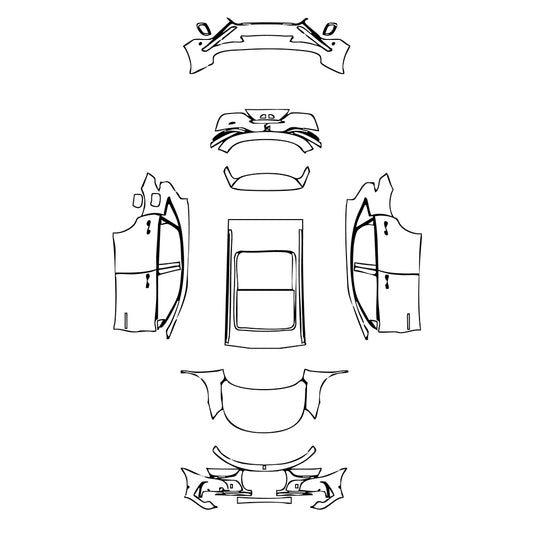 Pre-Cut PPF DS Automobiles DS 7 2021 - PPF-Kits