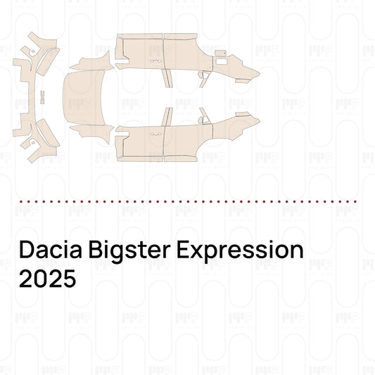 PPF prédécoupé Dacia Bigster Expression 2025