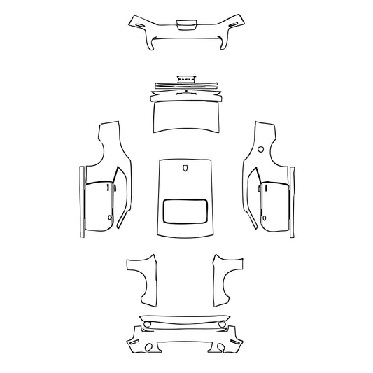 Pre-Cut PPF Dodge Challenger Standard body GT 2021 - PPF-Kits
