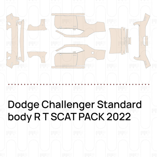 PPF prédécoupé Dodge Challenger Standard body R T SCAT PACK 2022