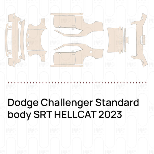 PPF prédécoupé Dodge Challenger Standard body SRT HELLCAT 2023