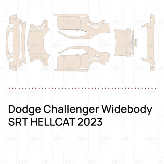 PPF prédécoupé Dodge Challenger Widebody SRT HELLCAT 2023