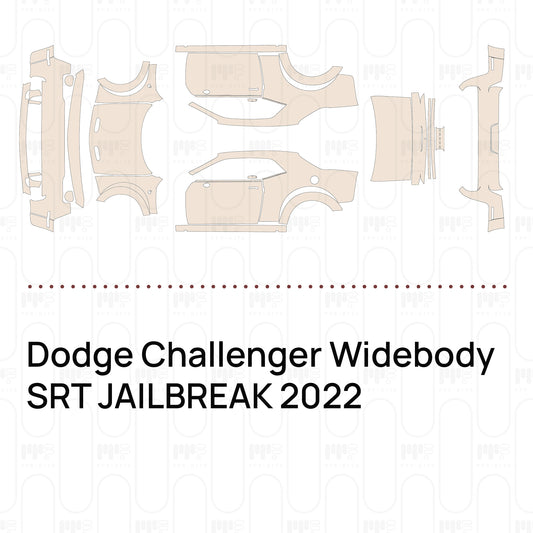 PPF prédécoupé Dodge Challenger Widebody SRT JAILBREAK 2022