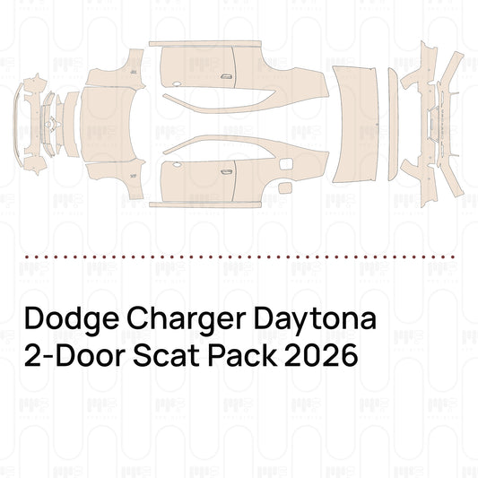 PPF prédécoupé Dodge Charger Daytona 2-Door Scat Pack 2026