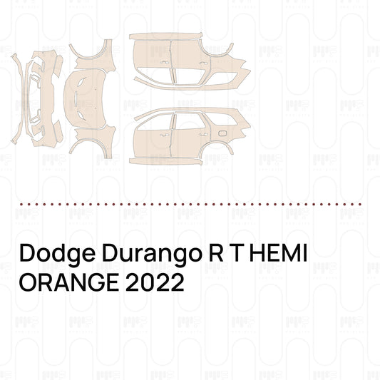 PPF prédécoupé Dodge Durango R T HEMI ORANGE 2022