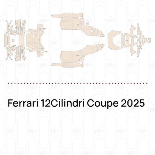 PPF prédécoupé Ferrari 12Cilindri Coupe 2025