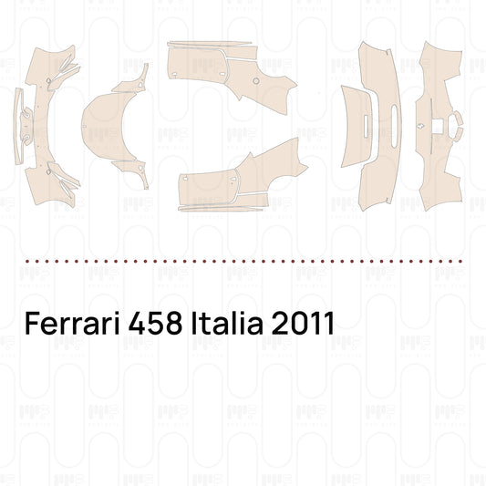 PPF prédécoupé Ferrari 458 Italia 2011
