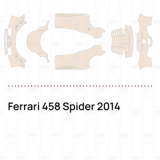 PPF prédécoupé Ferrari 458 Spider 2014