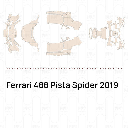 PPF prédécoupé Ferrari 488 Pista Spider 2019