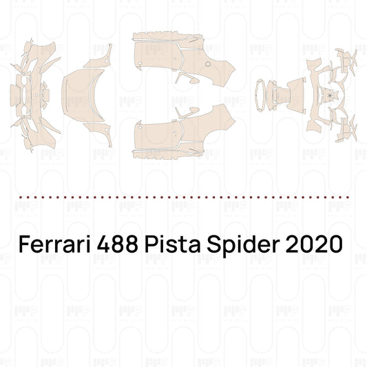 PPF prédécoupé Ferrari 488 Pista Spider 2020