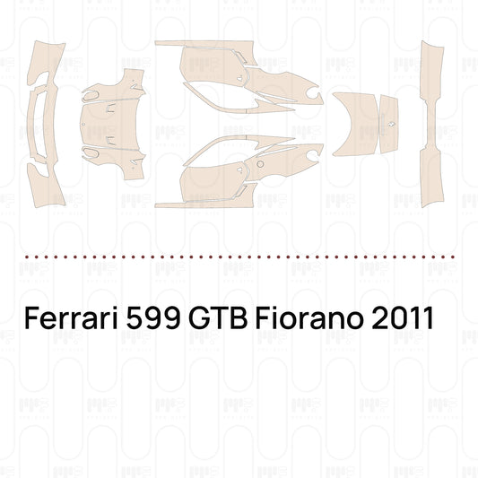 PPF prédécoupé Ferrari 599 GTB Fiorano 2011