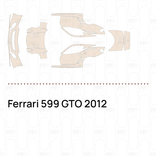 PPF prédécoupé Ferrari 599 GTO 2012